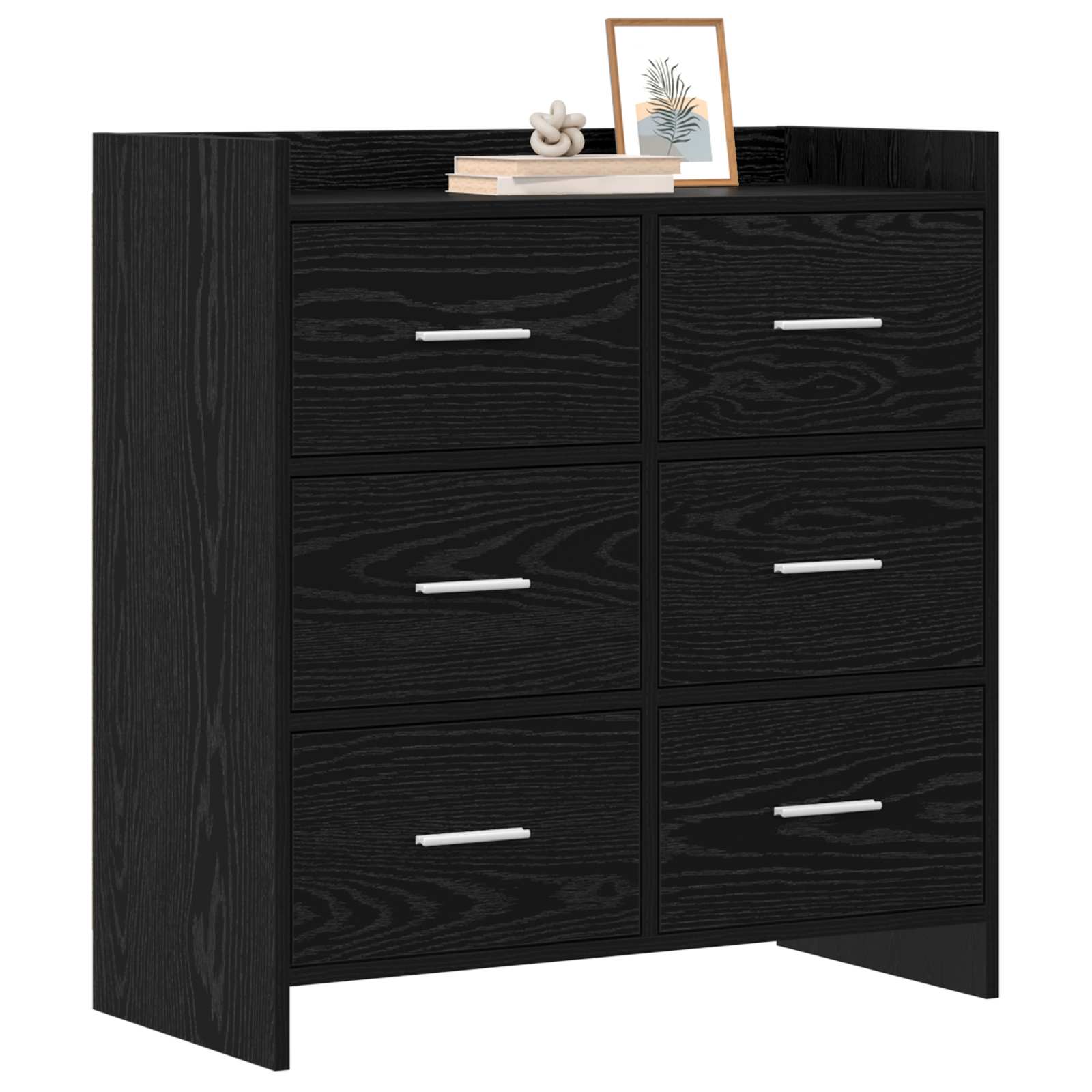 Kreveta Crni hrast 75 x 33 x 80 cm Konstruirano drvo