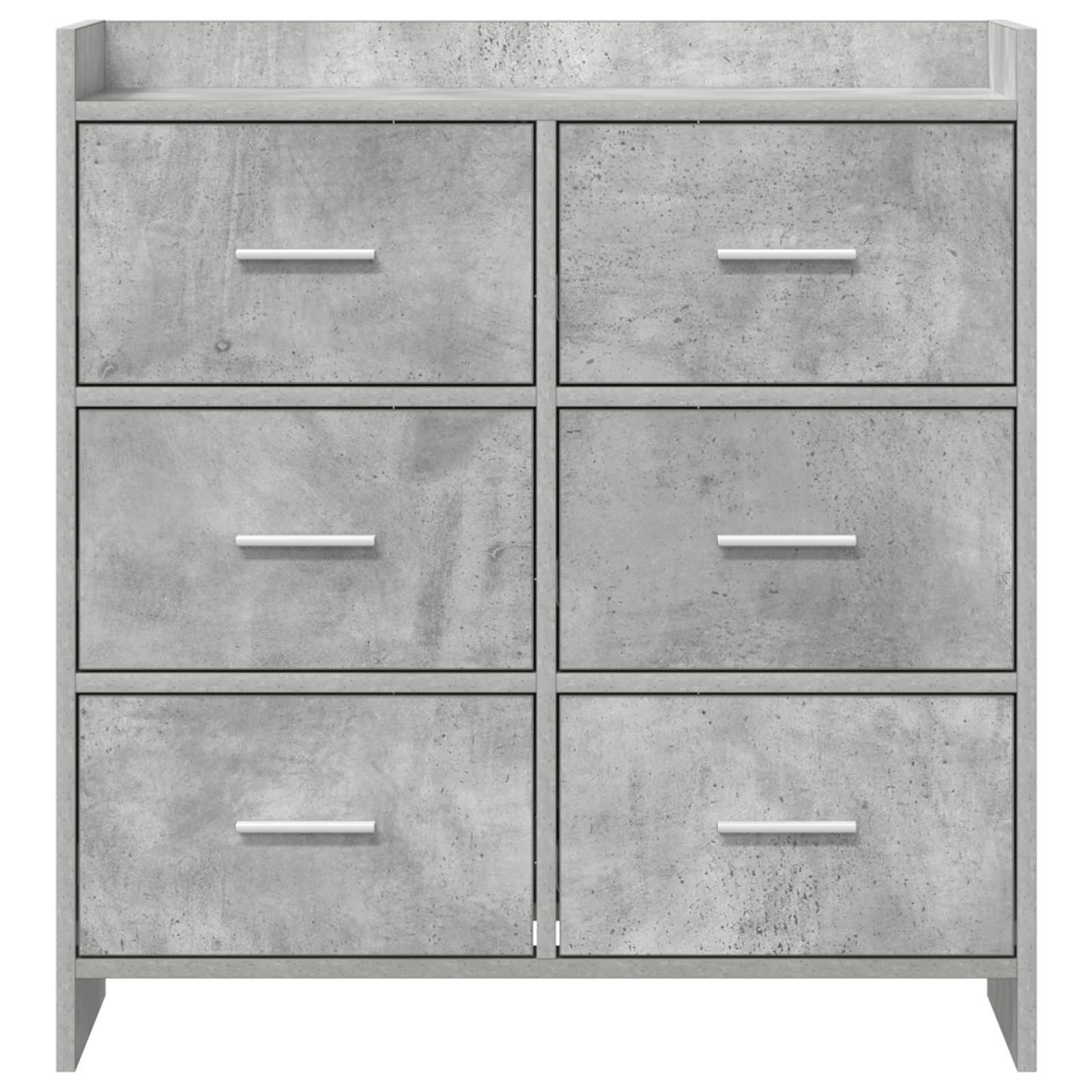 Kreveta Betonska siva 75 x 33 x 80 cm Konstruirano drvo