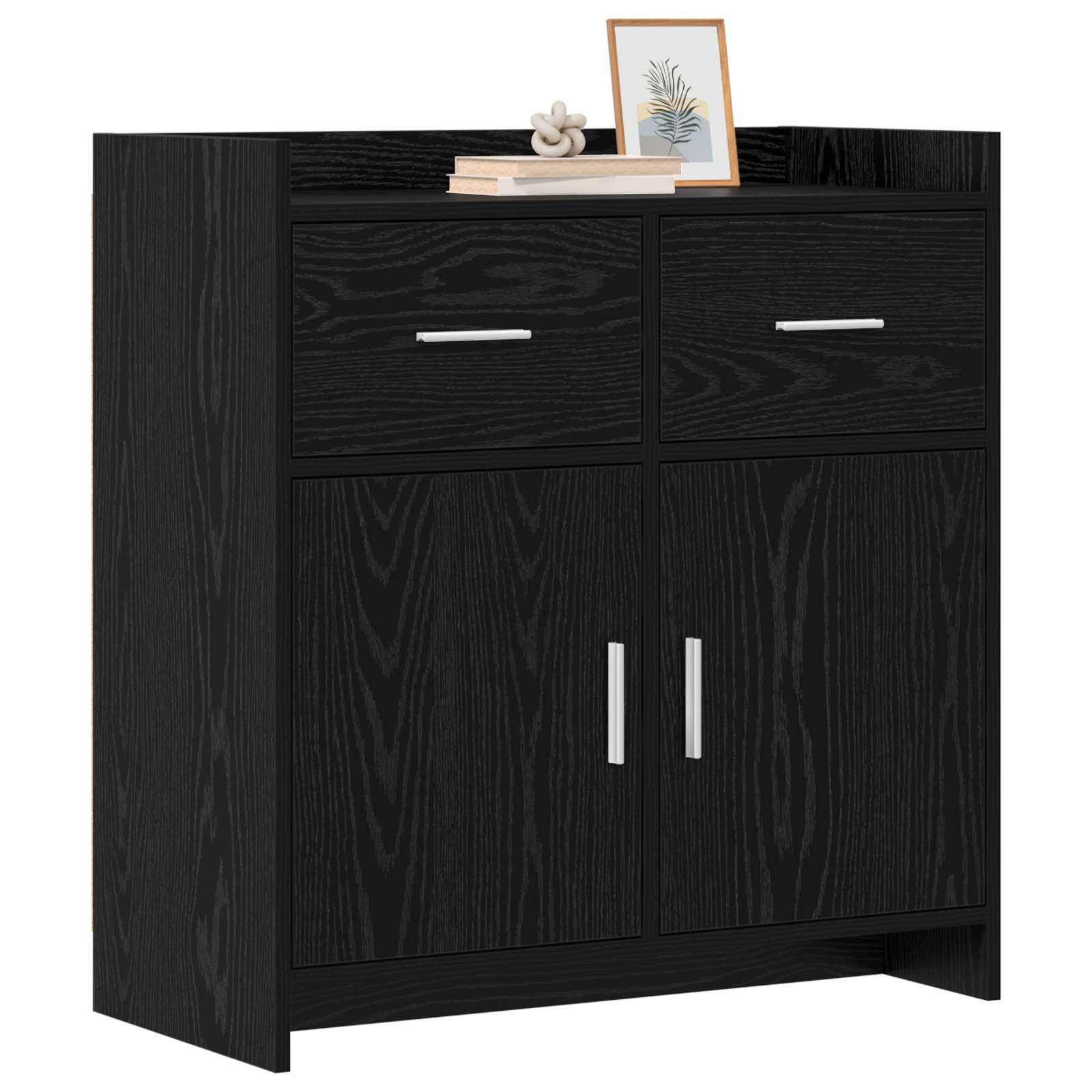 Kreveta Crni hrast 75 x 36 x 80 cm Konstruirano drvo