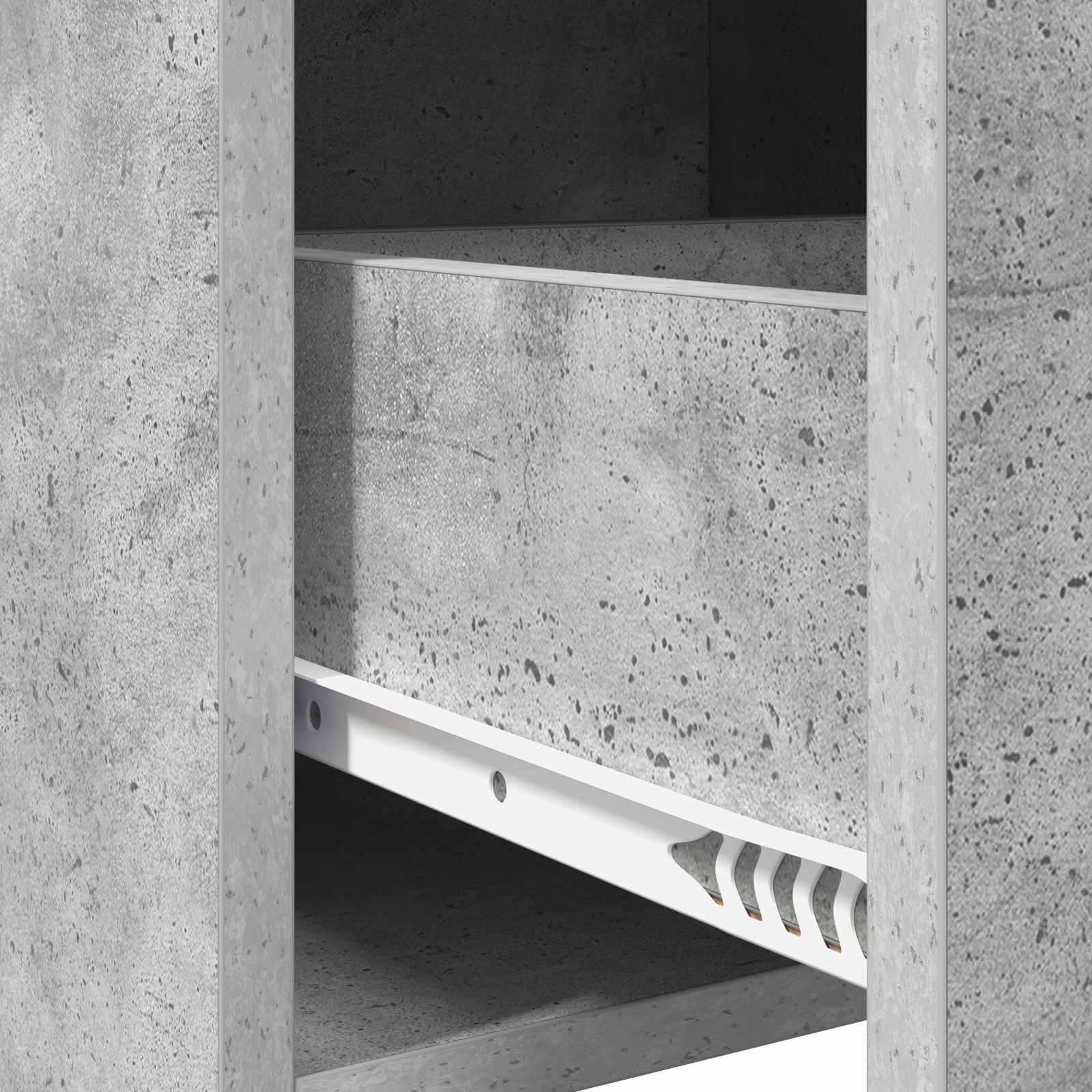 Kreveta Betonska siva 75 x 36 x 80 cm Konstruirano drvo