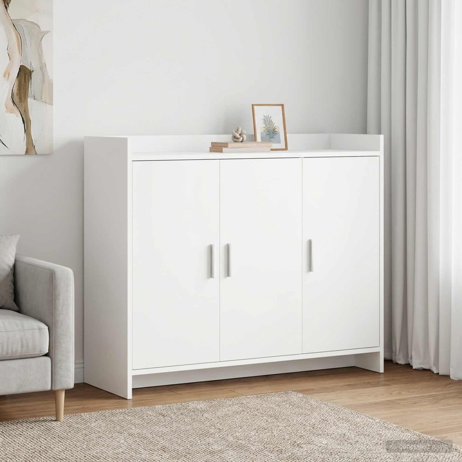 Kreveta Bijela 98,5 x 33 x 80 cm Konstruirano drvo