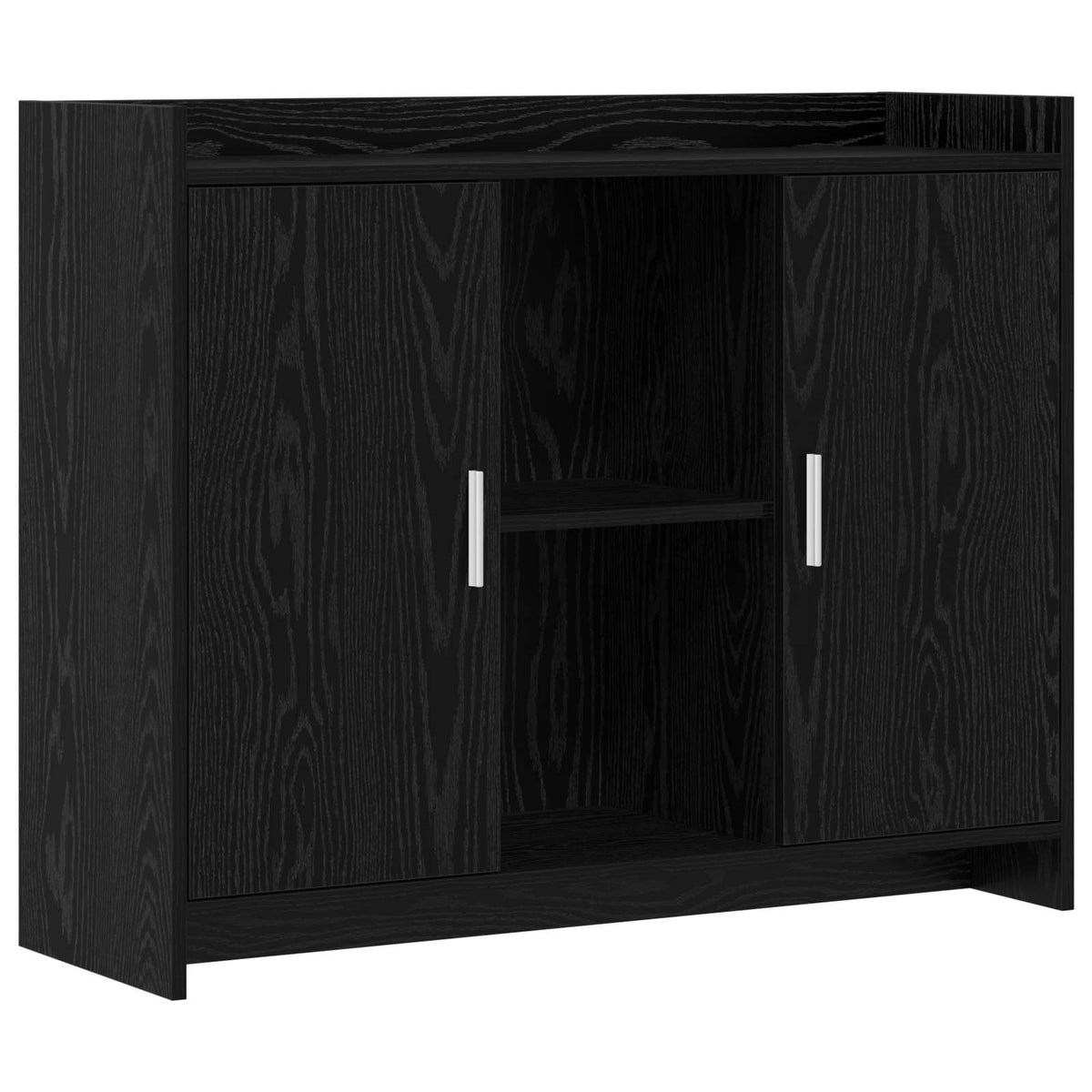 Kreveta Black Oak 98,5 x 33 x 80 cm Konstruirano drvo