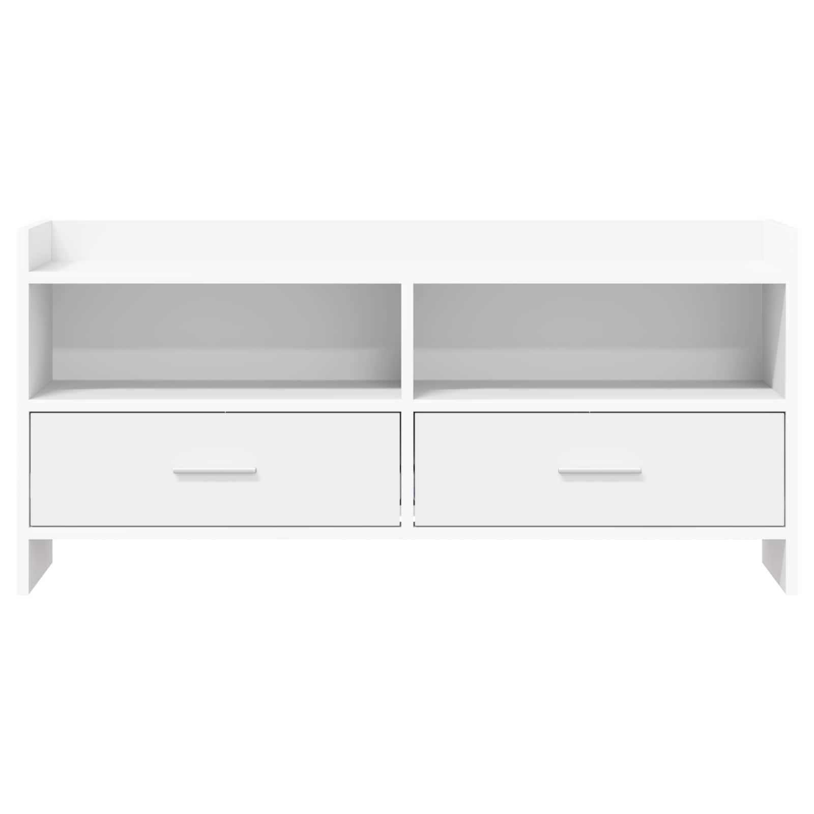 TV ormar 100 x 33 x 47 cm Bijela Konstruirano drvo
