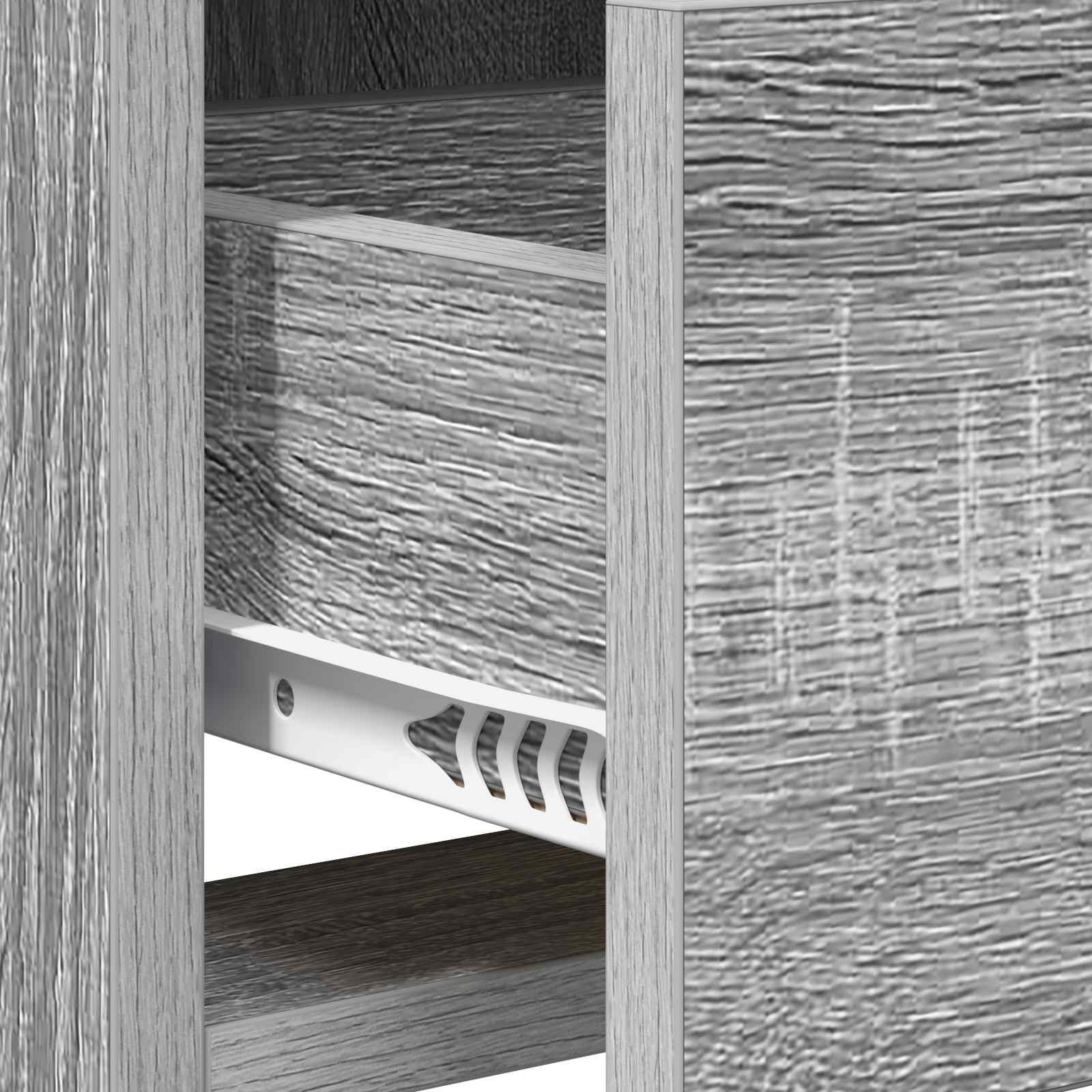 TV ormar 100 x 33 x 47 cm Siva Sonoma Konstruirano drvo