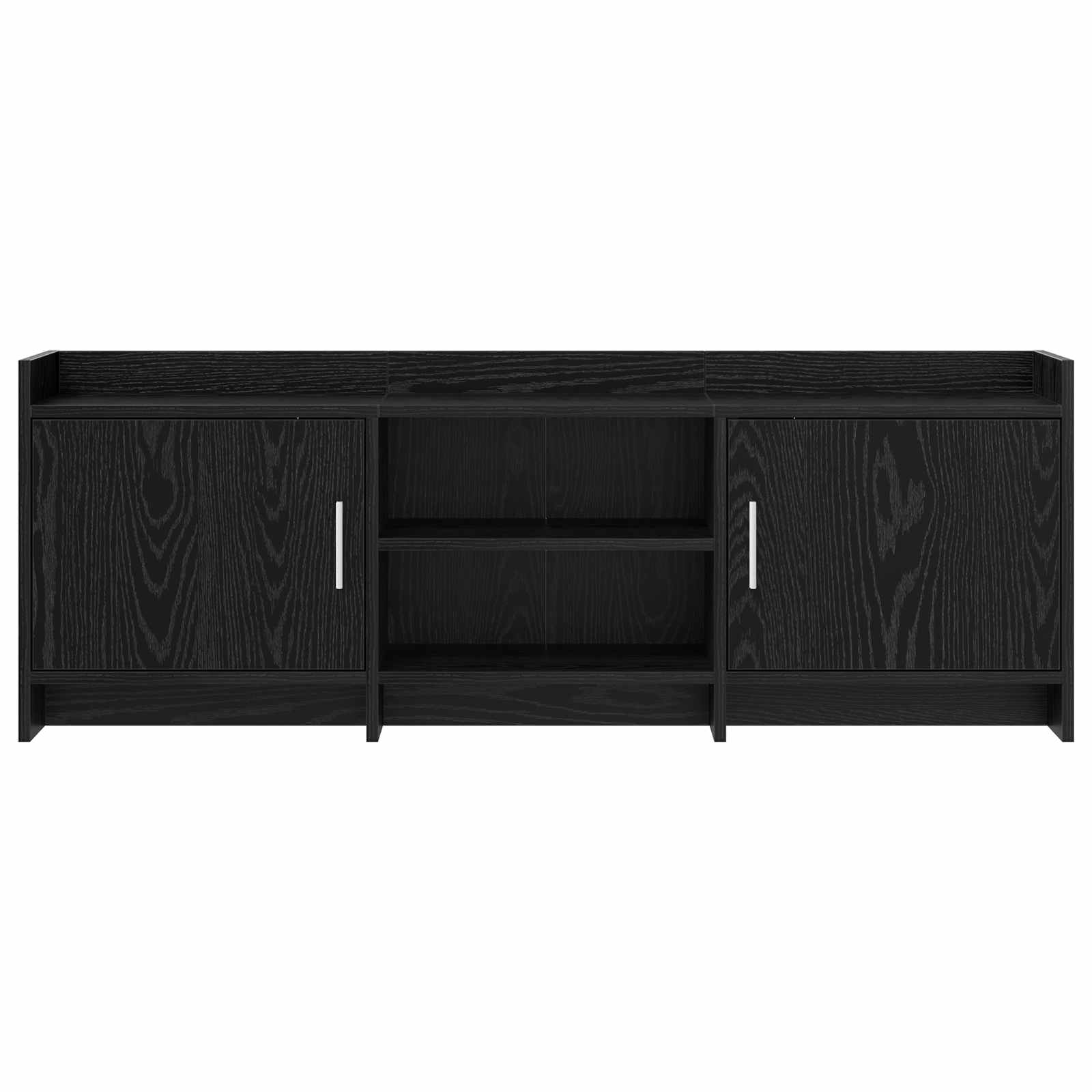 TV ormar 130 x 33 x 47 cm Crni hrast Konstruirano drvo