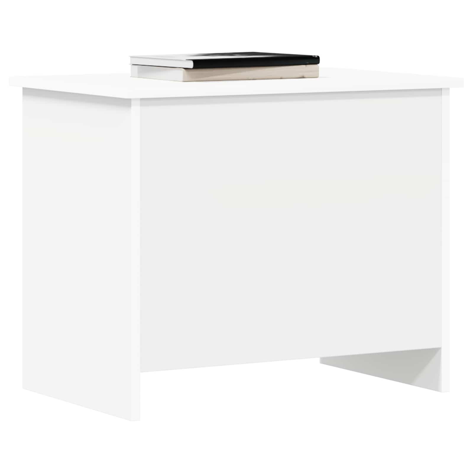 Skladišni kovčeg Bijela 60 x 40 x 50 cm Konstruirano drvo