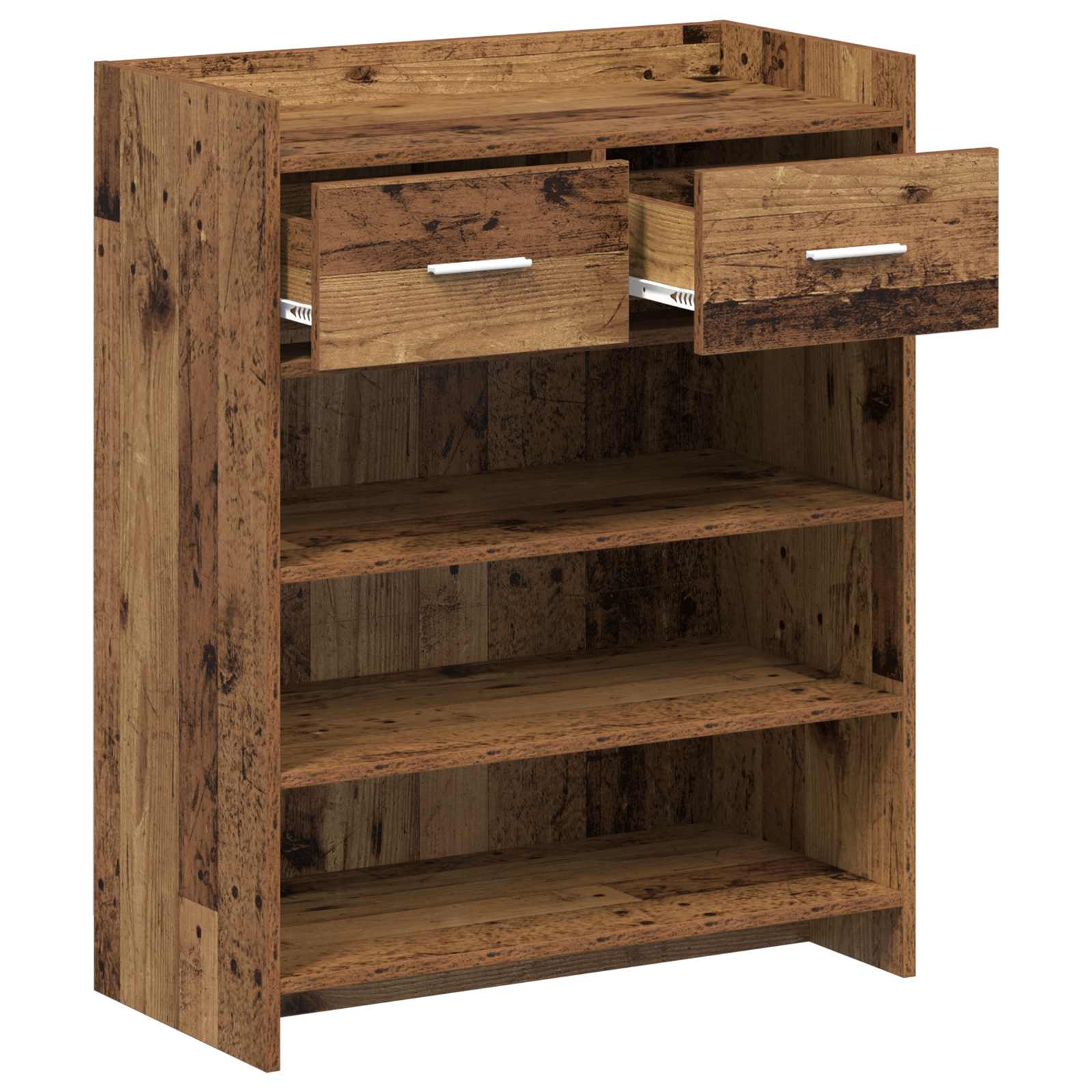 Ormar za cipele 73,5 x 36 x 92 cm Konstruirano drvo Staro drvo