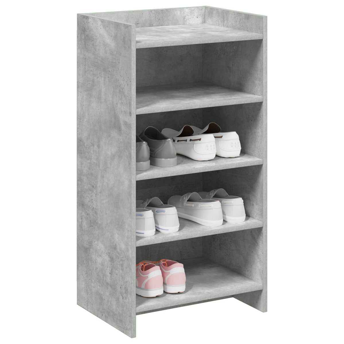 Ormar za cipele Betonska siva 48 x 36 x 92 cm Konstruirano drvo