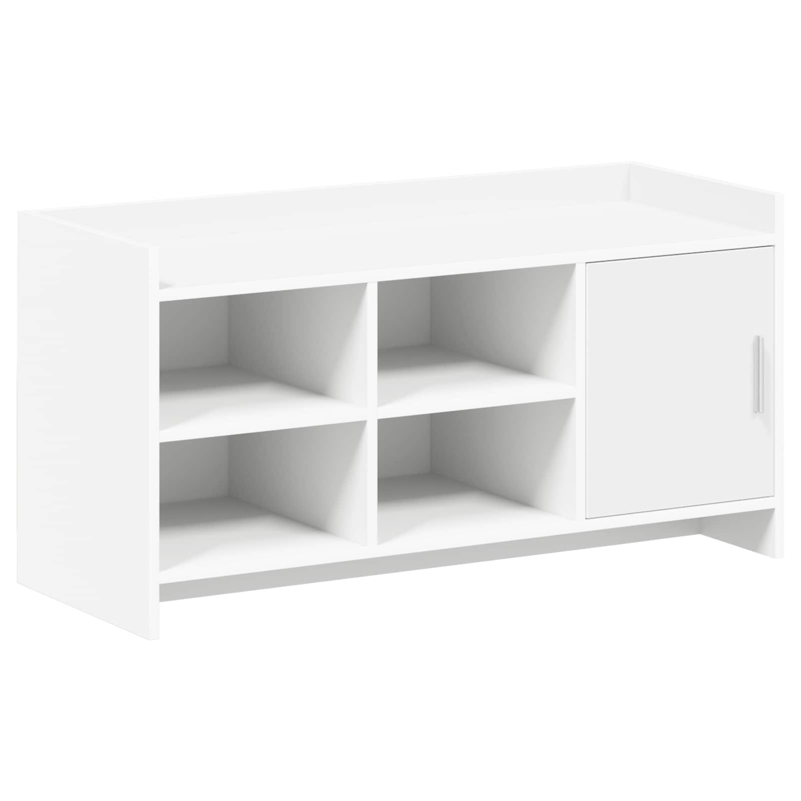 Ormar za cipele Bijela 100 x 39,5 x 51 cm Konstruirano drvo