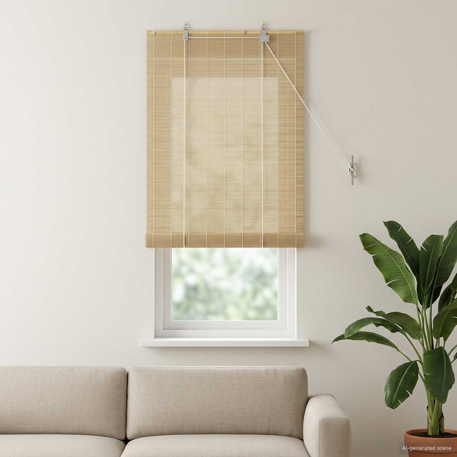 Rolo zavjesa Prirodna 50 x 160 cm Bambus