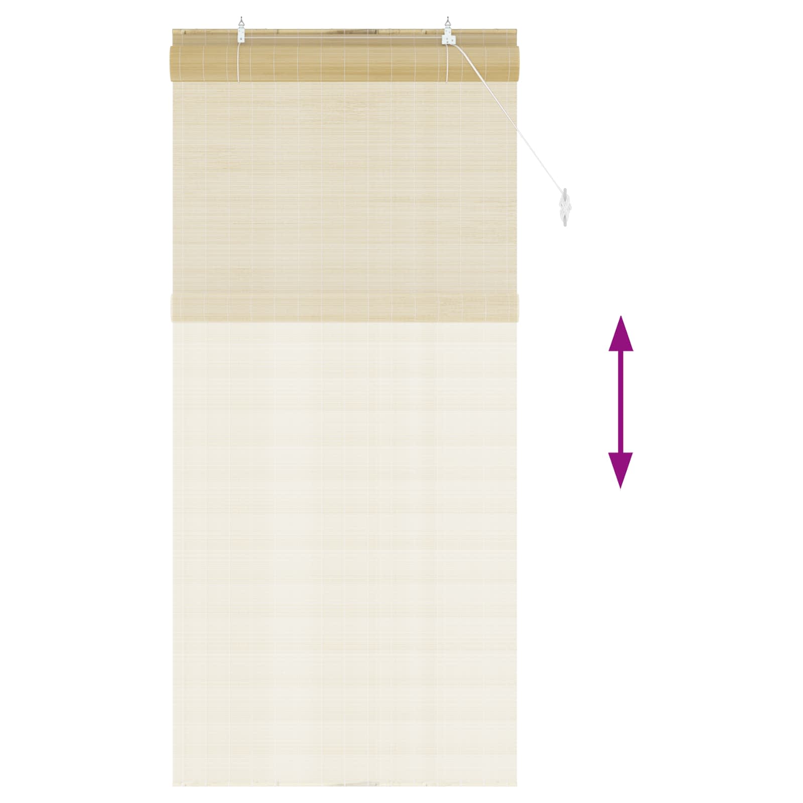 Rolo zavjesa Prirodna 110 x 220 cm Bambus