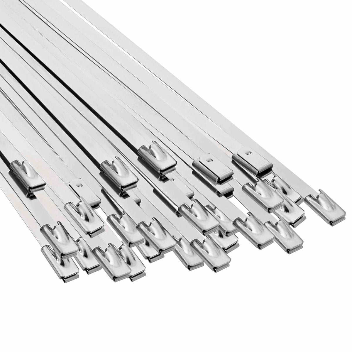 Veza za kabel 250 kom. 4,6 x 300 mm Srebrna
