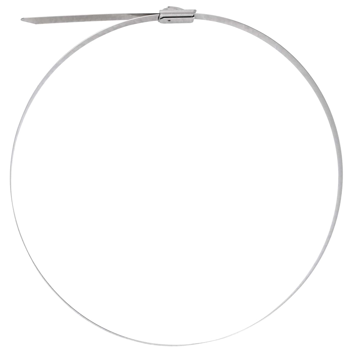 Veza za kabel 12 kom. 7,9 x 500 mm Srebrna