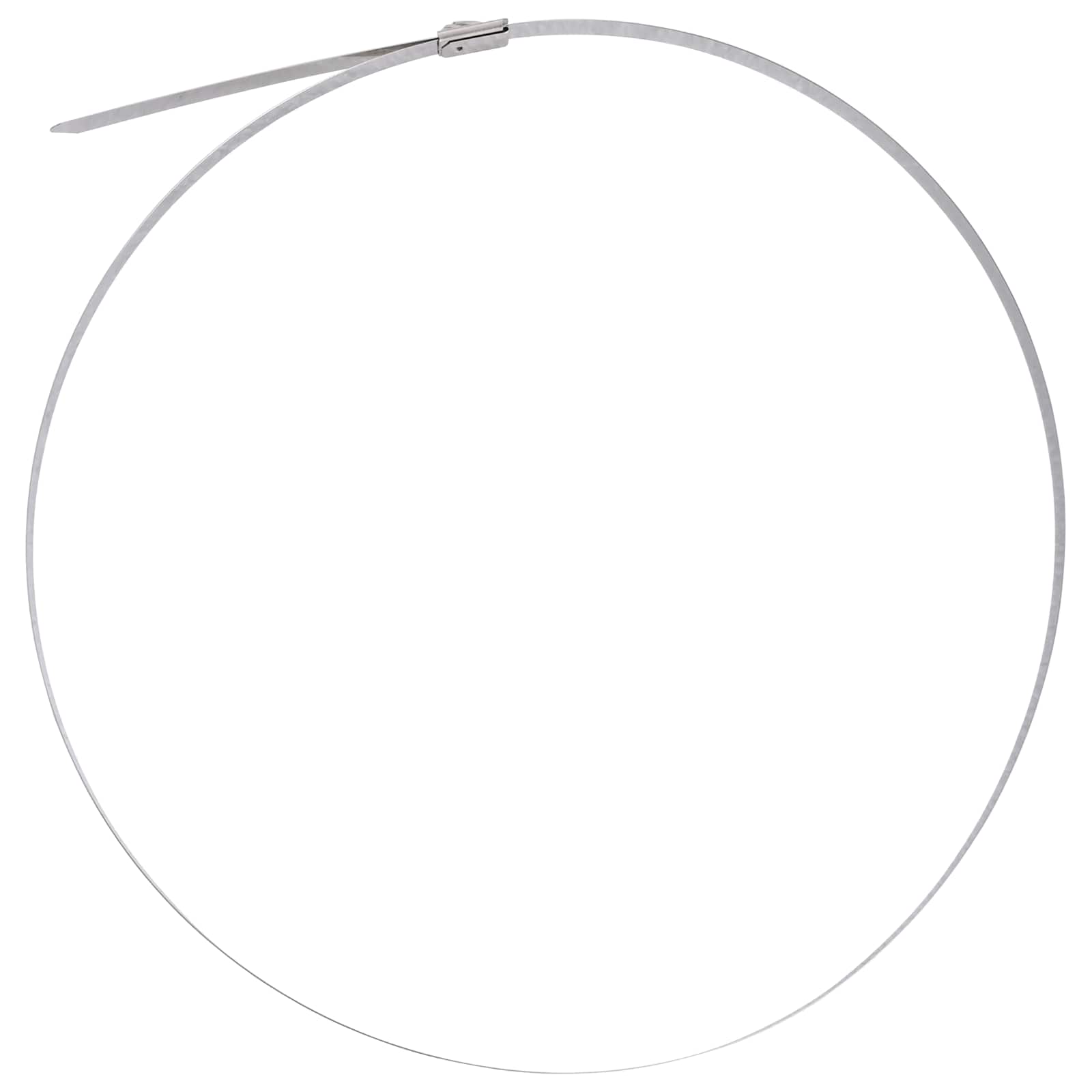 Veza za kabel 12 kom. 7,9 x 800 mm Srebrna