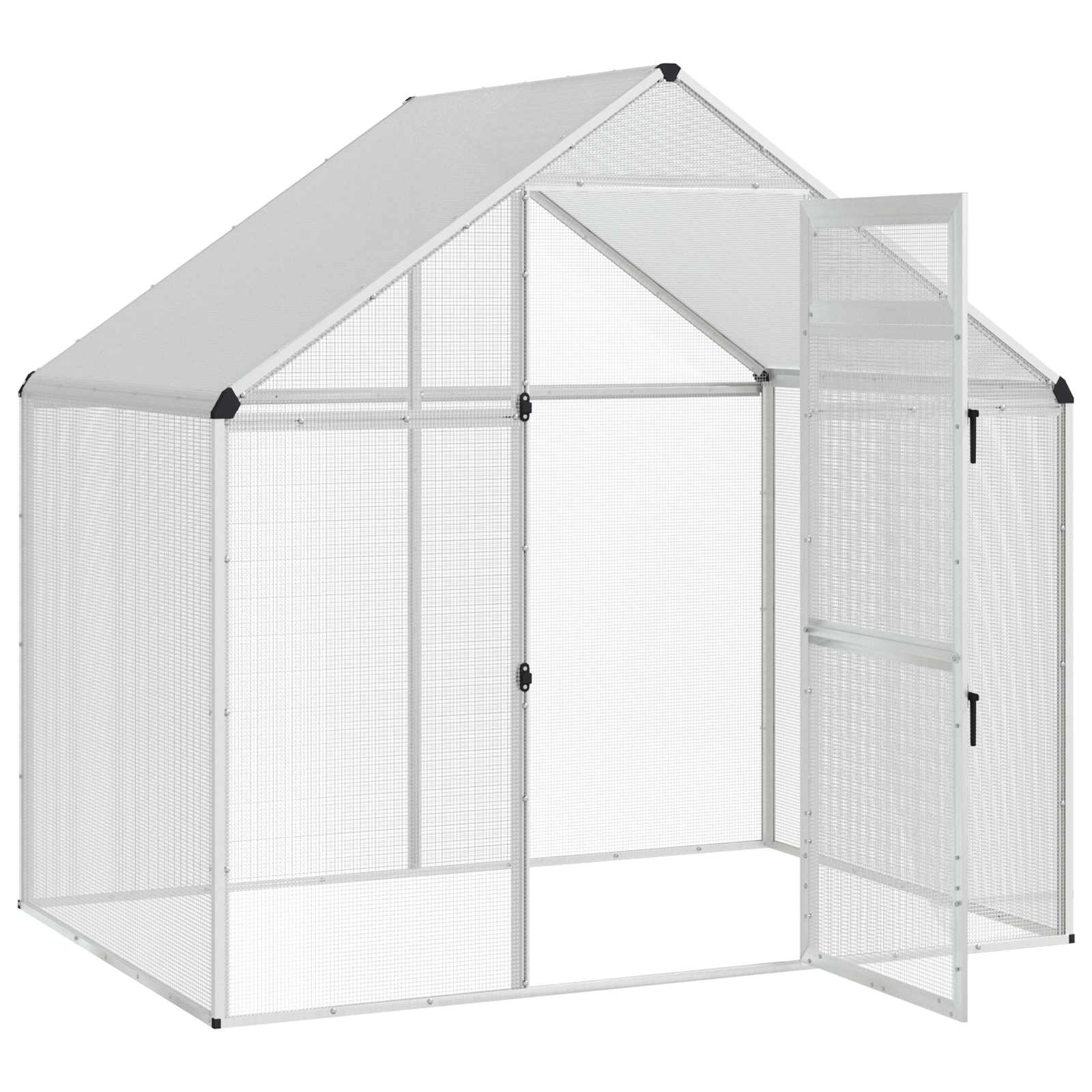 Kavez za ptice Srebrna 181,5 x 110,5 x 173,5 cm
