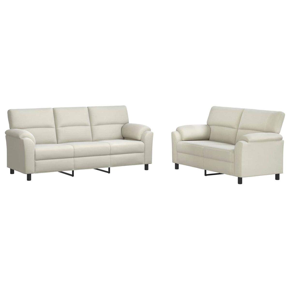 Set sofe 2 pcs Krem Baršun