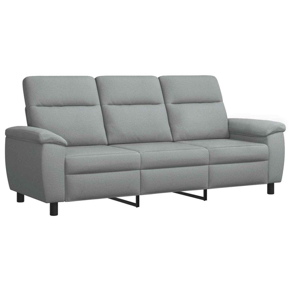 Set sofe 2 pcs Svjetlosiva Tkanina