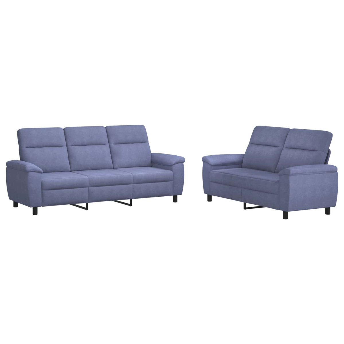 Set sofe 2 pcs Traper plava Tkanina