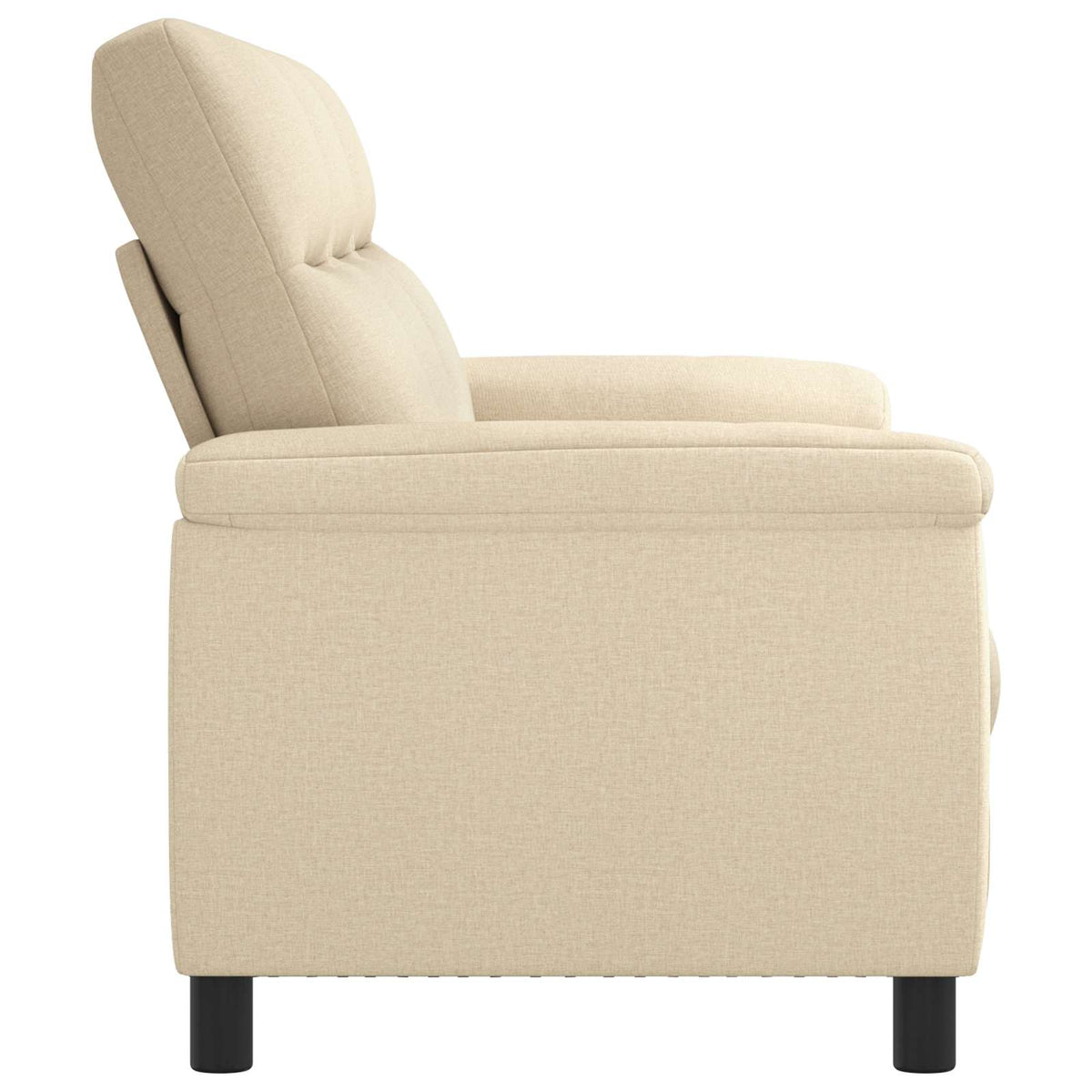 Sofa Krem 214 x 90 x 95 cm Tkanina