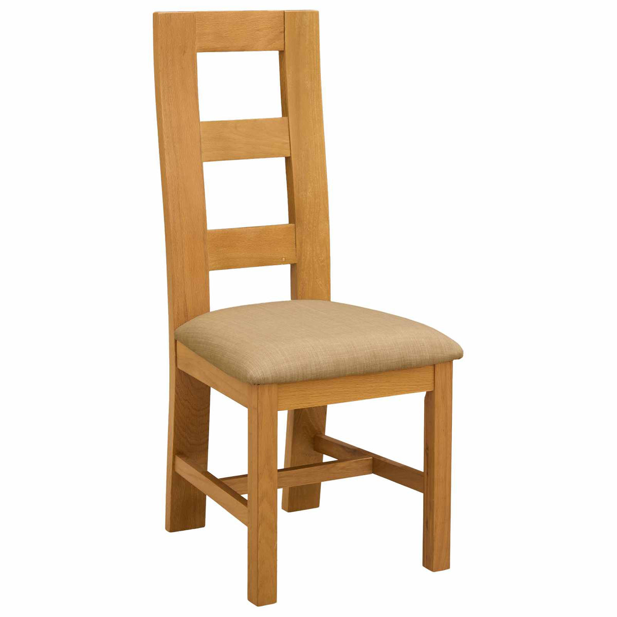 Blagovaonski set 4 kom. Bež Čvrsto Hrastovo Drvo