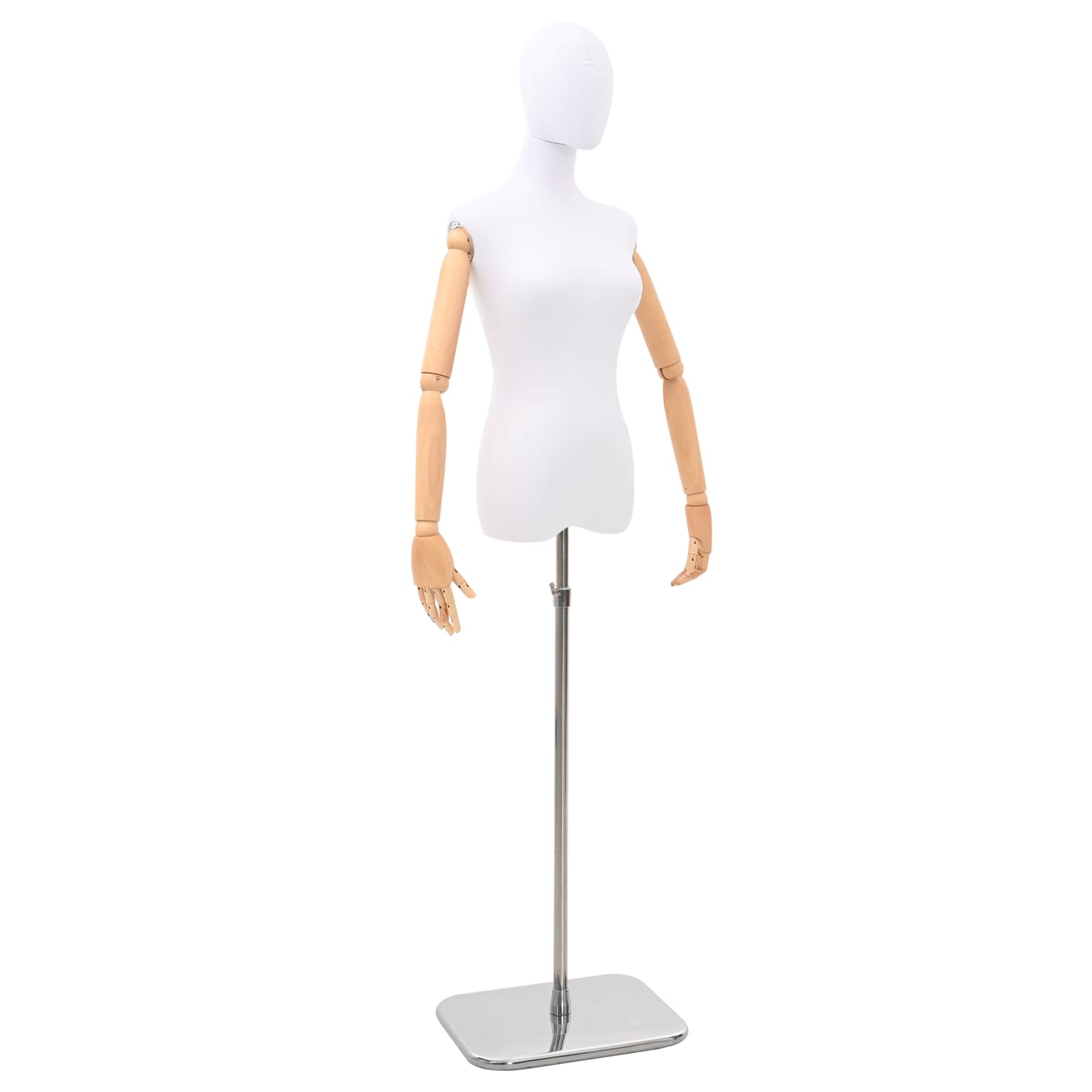 Podesivi maneken 165-213 cm s postoljem Žena PP Bijela