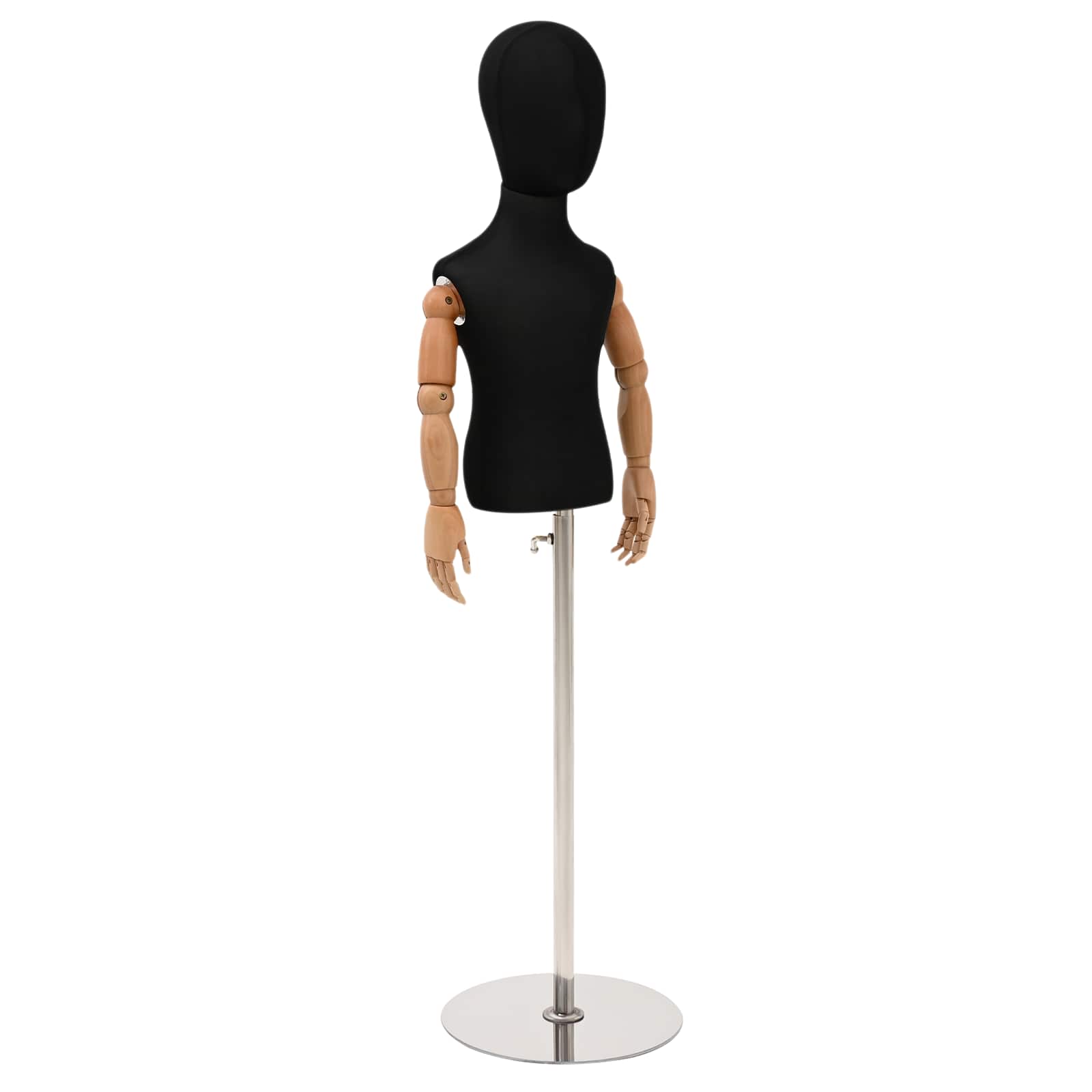 Podesivi Maneken 120-157 cm s Postoljem Uniseks PP Crna