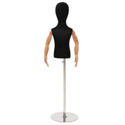 Podesivi Maneken 120-157 cm s Postoljem Uniseks PP Crna