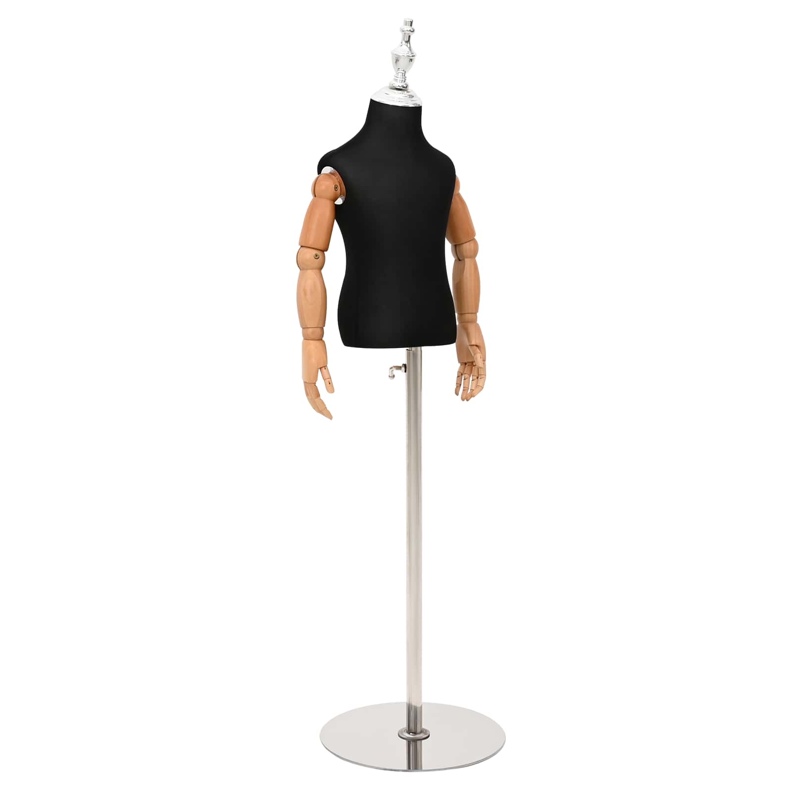 Podesivi Maneken 120-157 cm s Postoljem Uniseks PP Crna