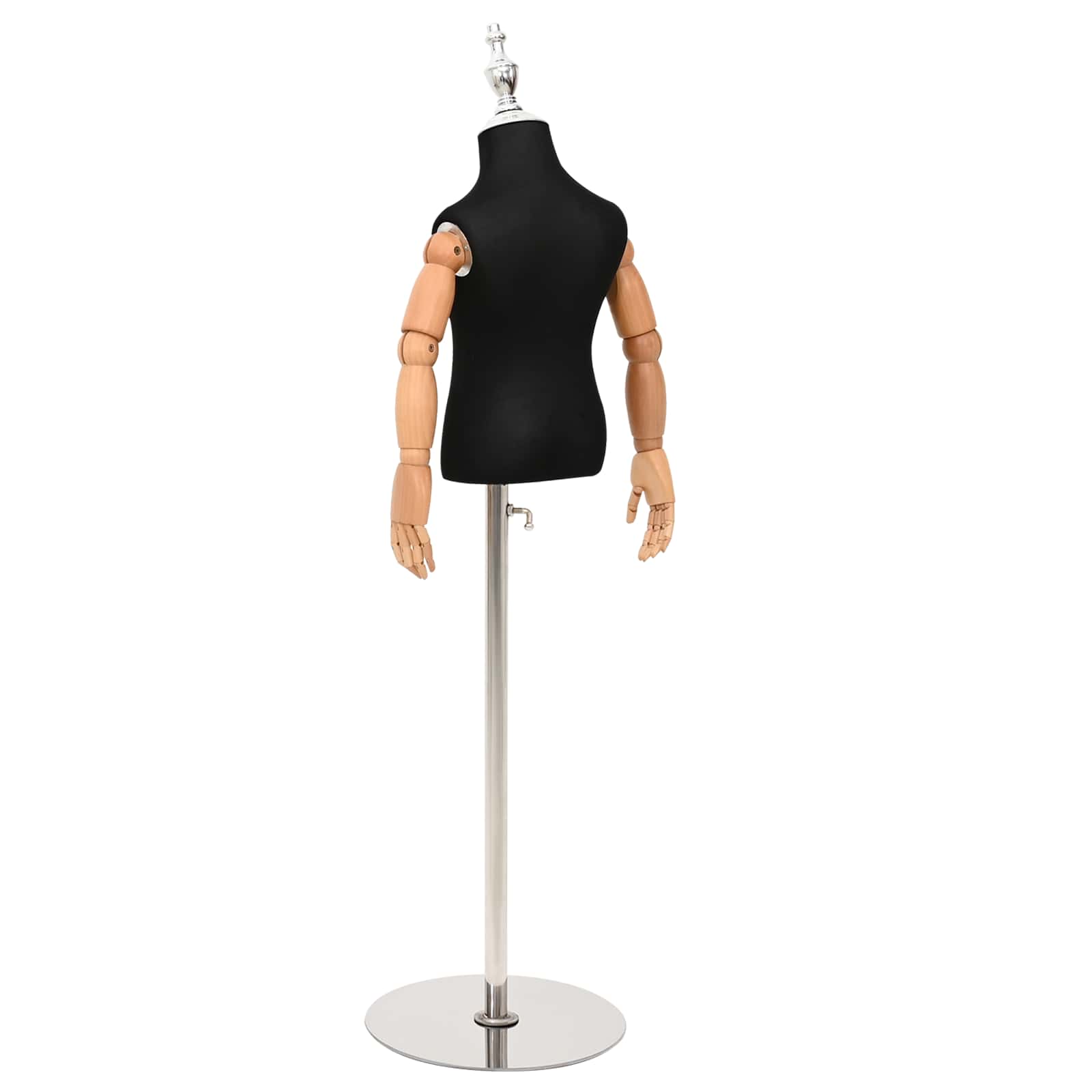 Podesivi Maneken 120-157 cm s Postoljem Uniseks PP Crna