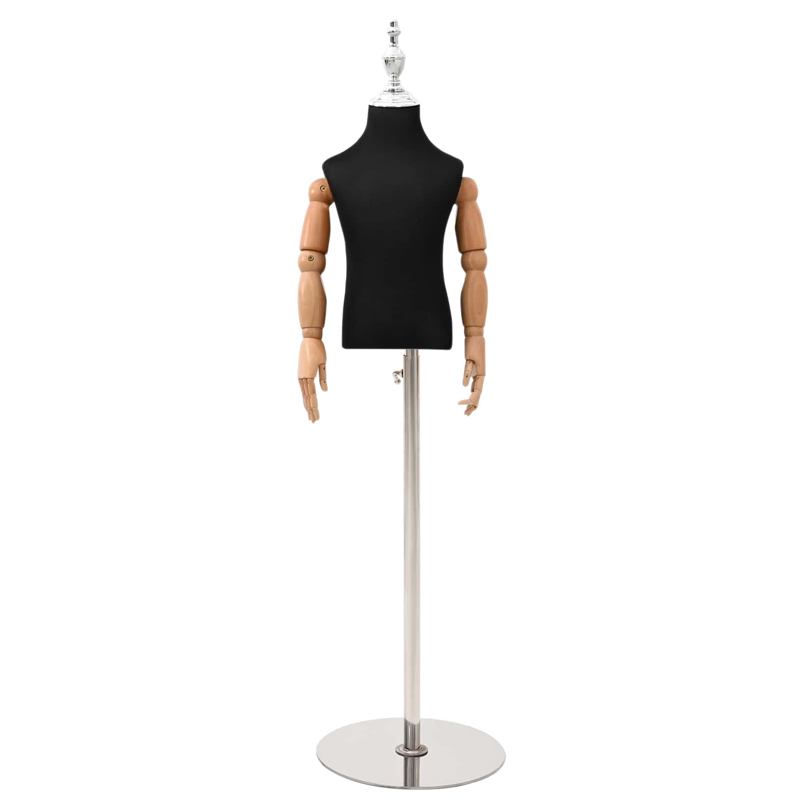 Podesivi Maneken 120-157 cm s Postoljem Uniseks PP Crna