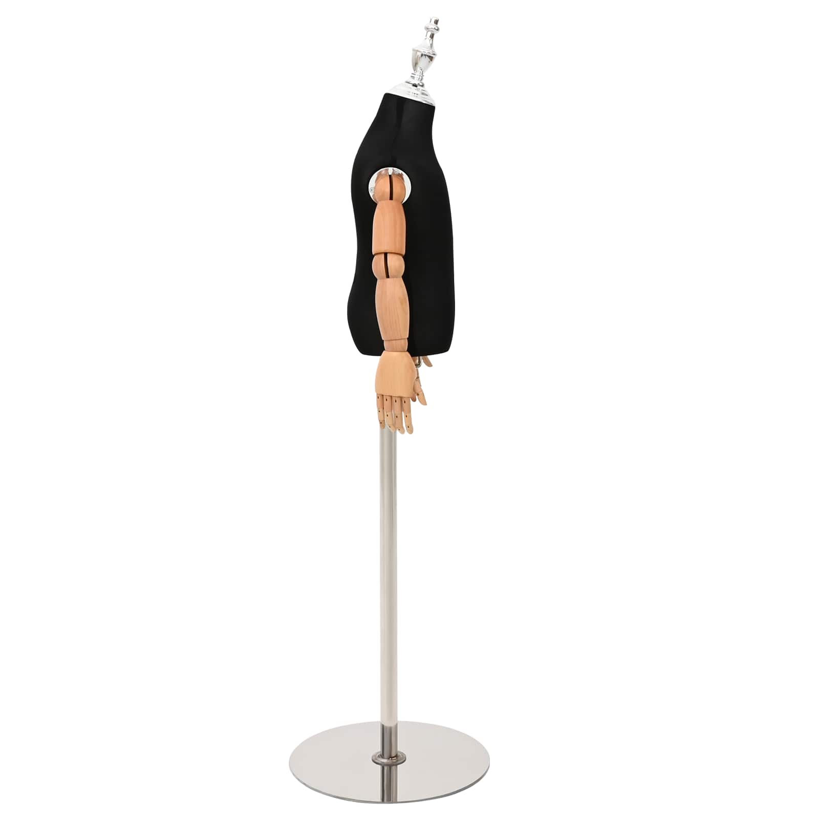 Podesivi Maneken 120-157 cm s Postoljem Uniseks PP Crna