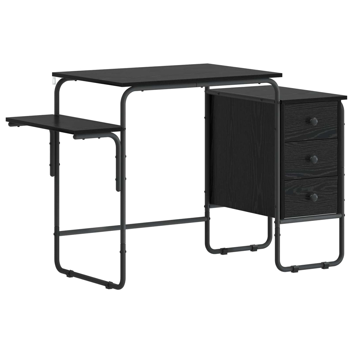 Stol s pohranom Crni hrast 120 x 50 x 75 cm