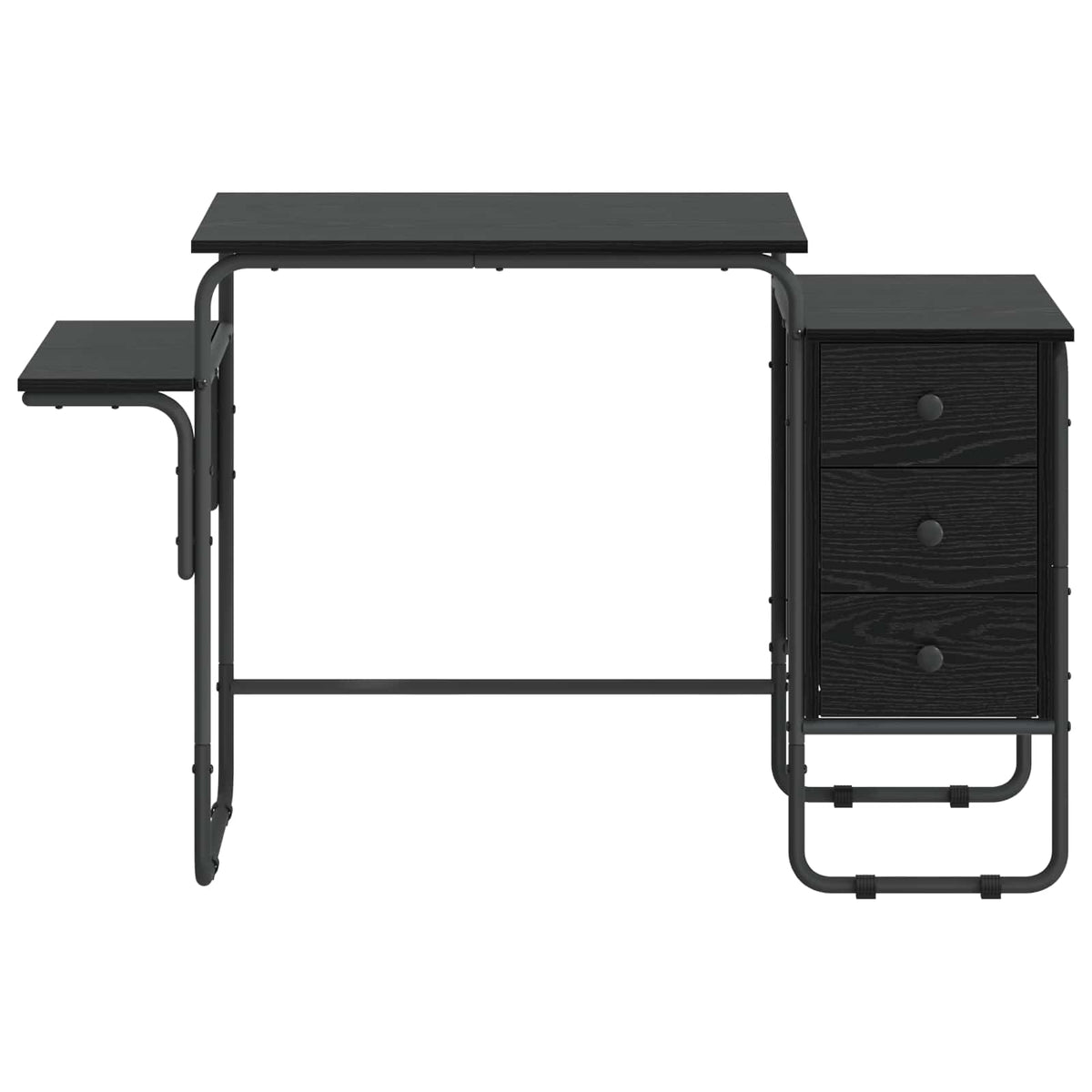 Stol s pohranom Crni hrast 120 x 50 x 75 cm