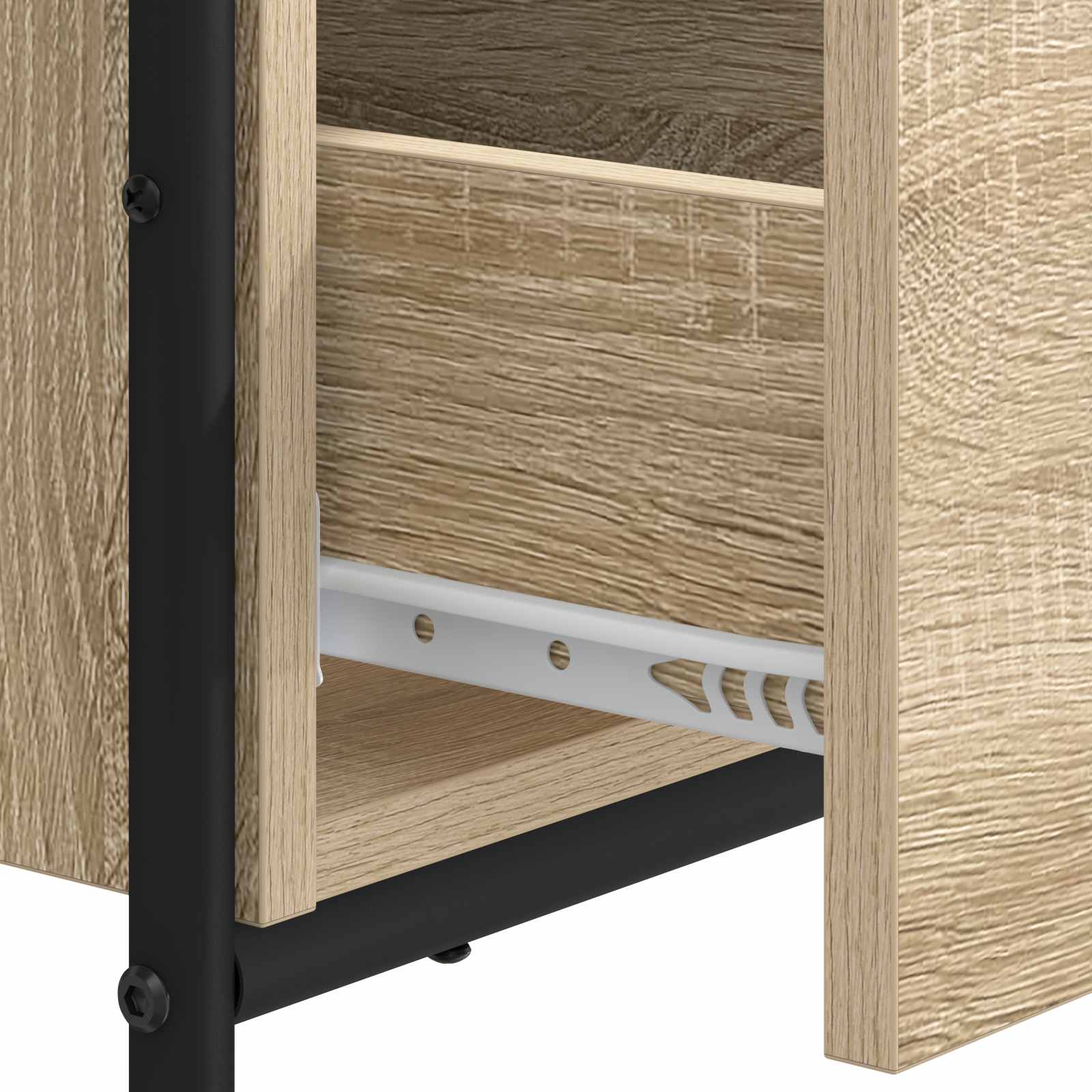 Stol s pohranom Hrast sonoma 100 x 50 x 75 cm