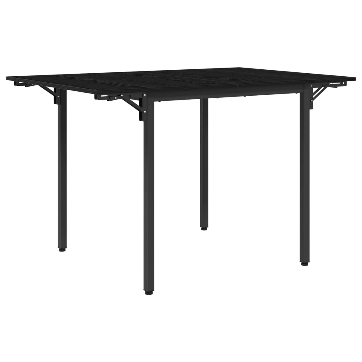 Produživi blagovaonski stol 120 x 81,5 x 75 cm Crni hrast