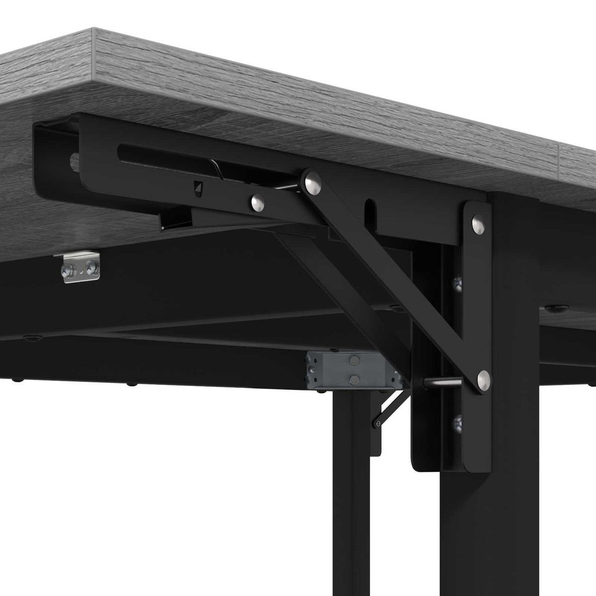 Produživi blagovaonski stol 120 x 81,5 x 75 cm Siva Sonoma