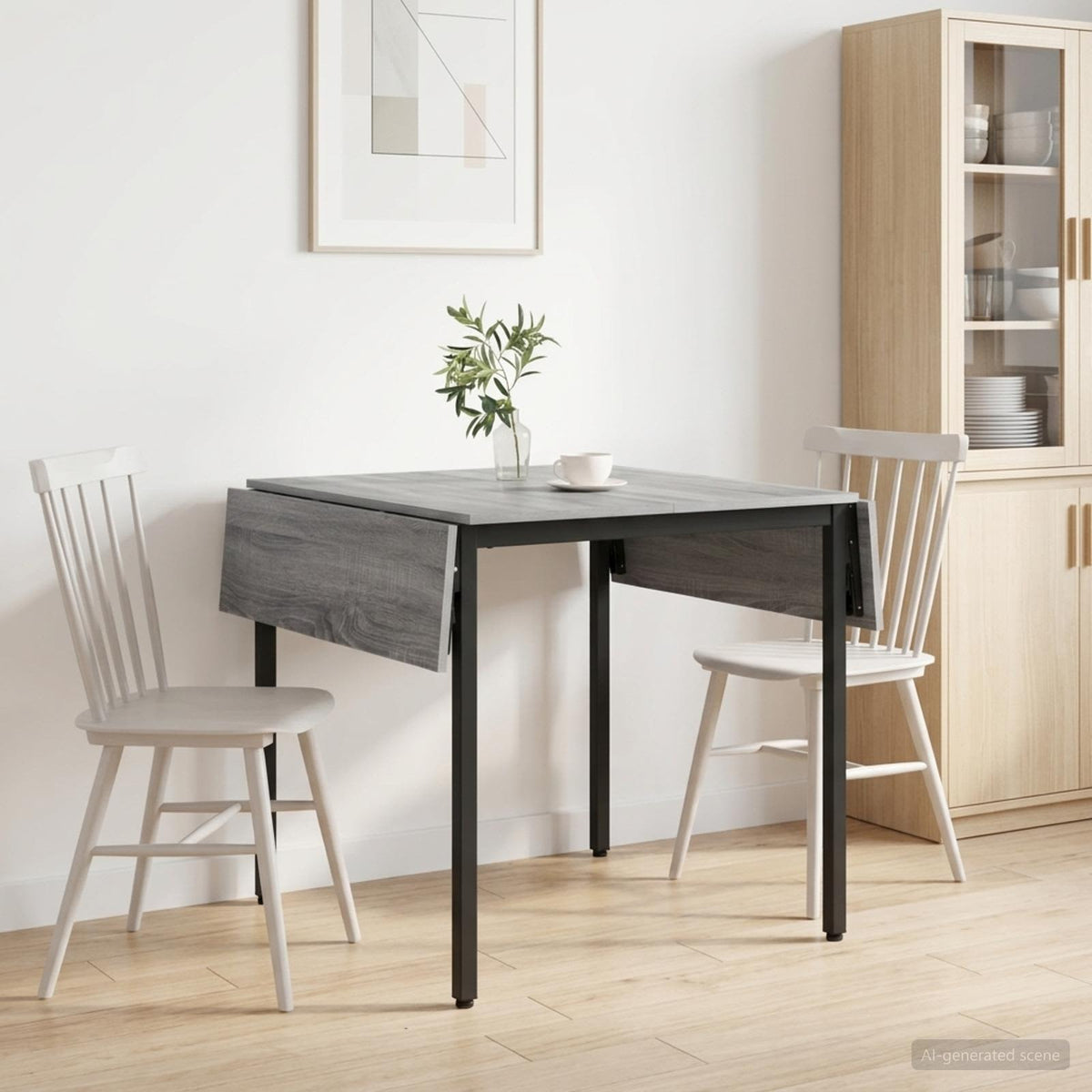 Produživi blagovaonski stol 120 x 81,5 x 75 cm Siva Sonoma