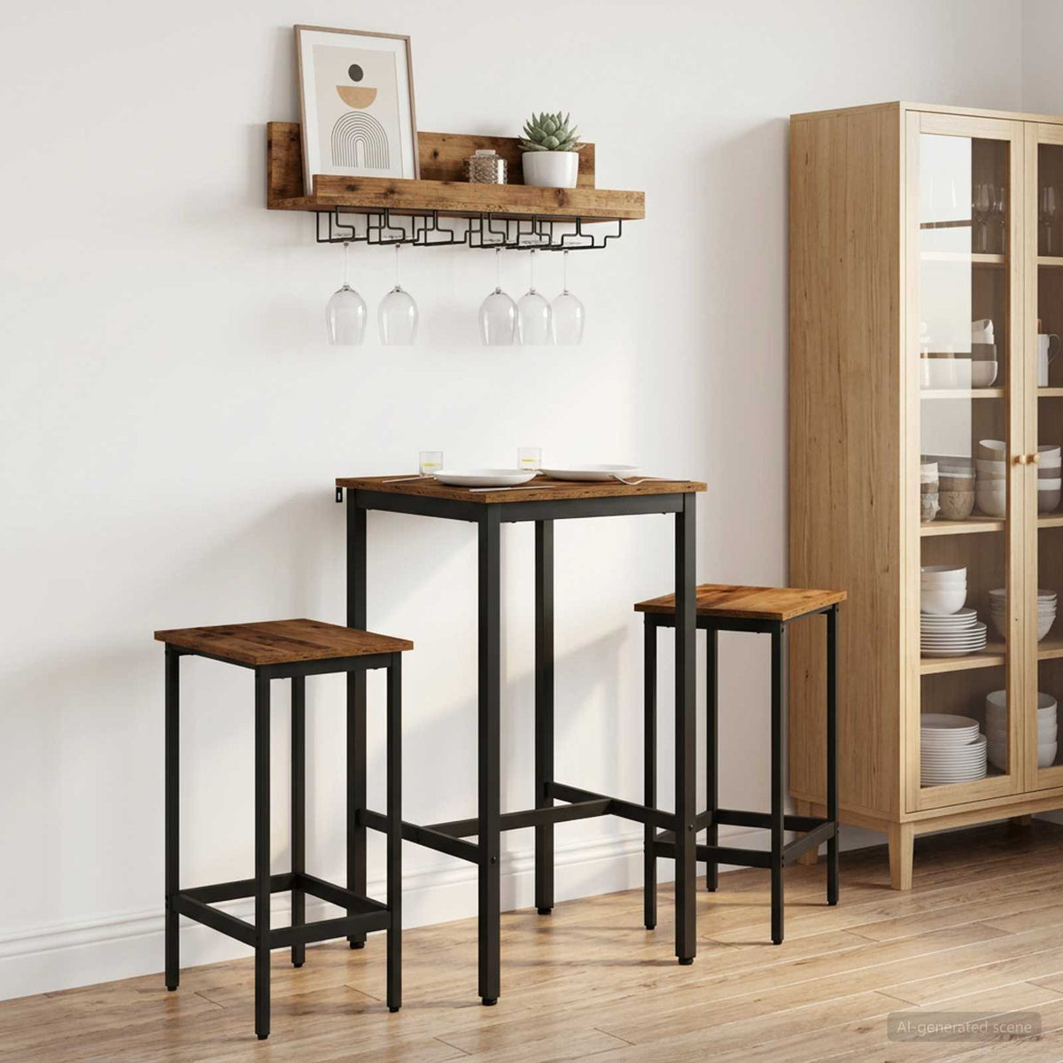 Stol za bar 52 x 52 x 110 cm Konstruirano drvo Staro drvo