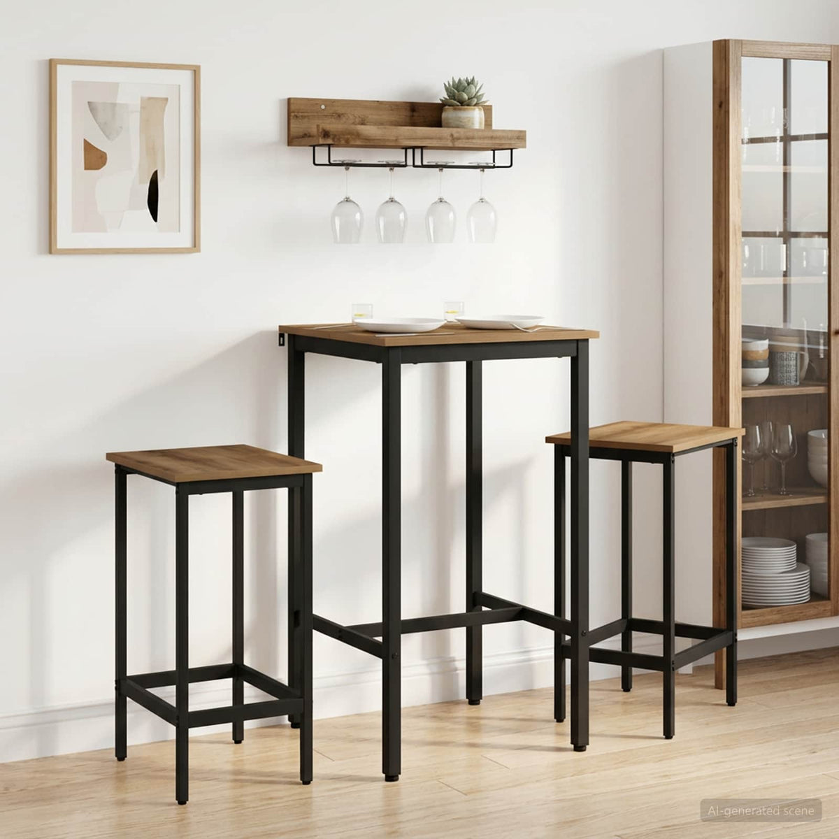 Stol za bar 52 x 52 x 110 cm Konstruirano drvo Hrast artisan