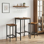 Barska stolica 2 kom. Staro drvo 40 x 32 x 74 cm