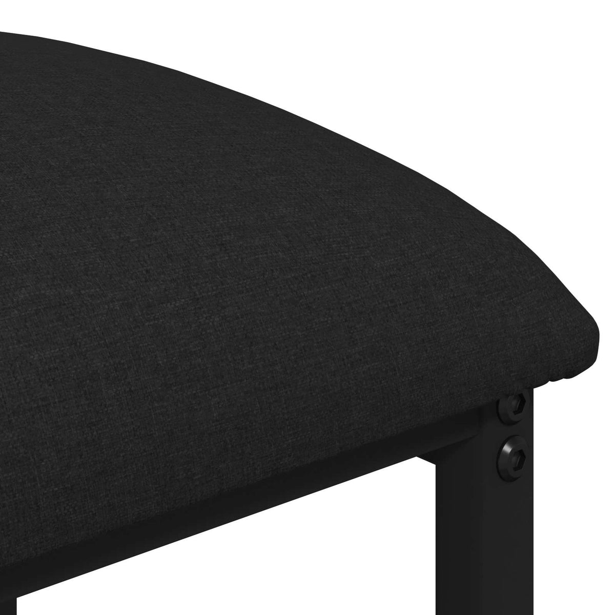 Barska stolica 2 kom. Crna 40 x 32 x 64 cm Konstruirano drvo