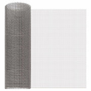 Mrežna tkanina 40 x 1000 cm 3 Mesh Nehrđajući čelik 201 Srebrna