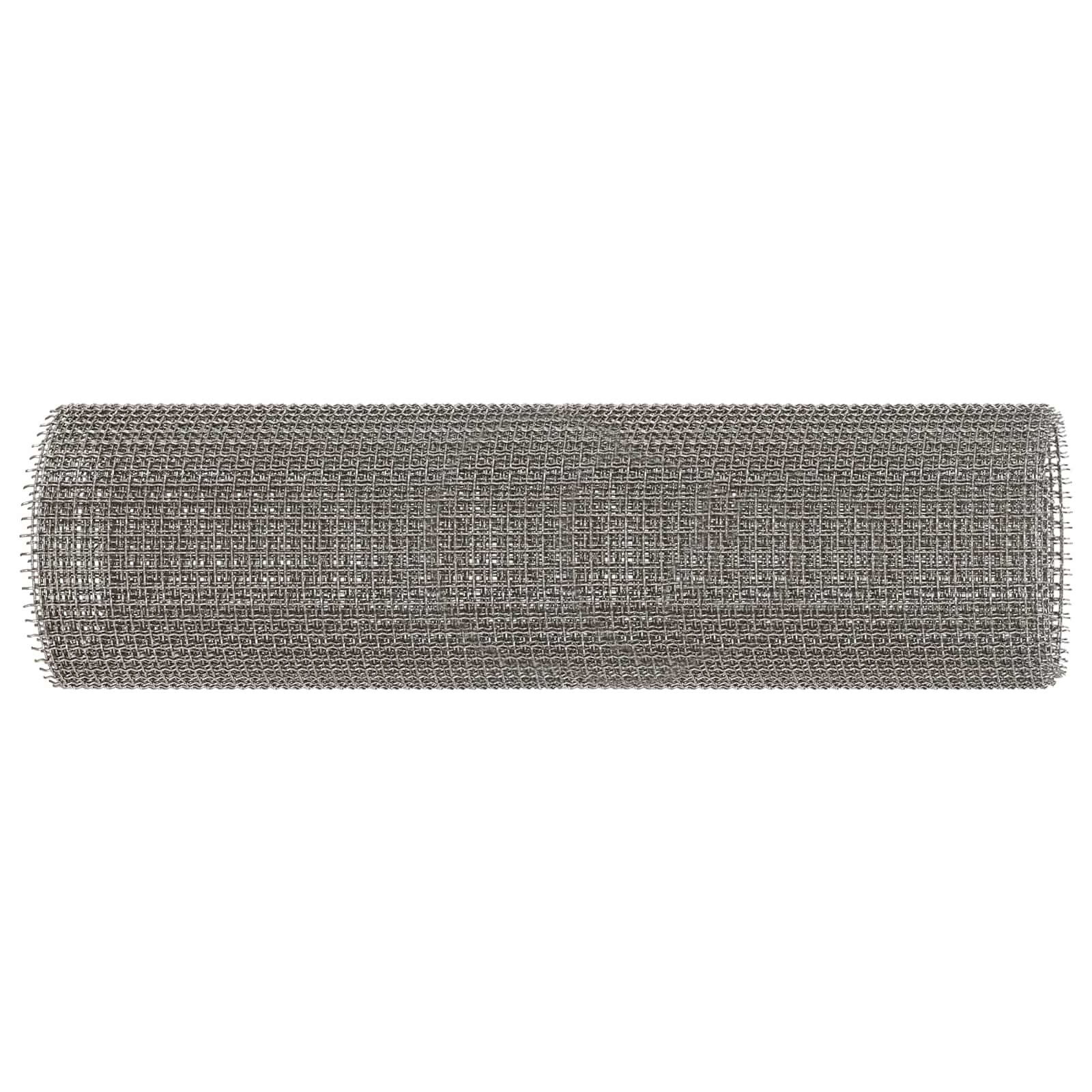 Mrežna tkanina 40 x 1000 cm 3 Mesh Nehrđajući čelik 201 Srebrna