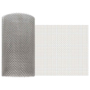 Mrežna tkanina 20 x 500 cm 6 Mesh Nehrđajući čelik 201 Srebrna