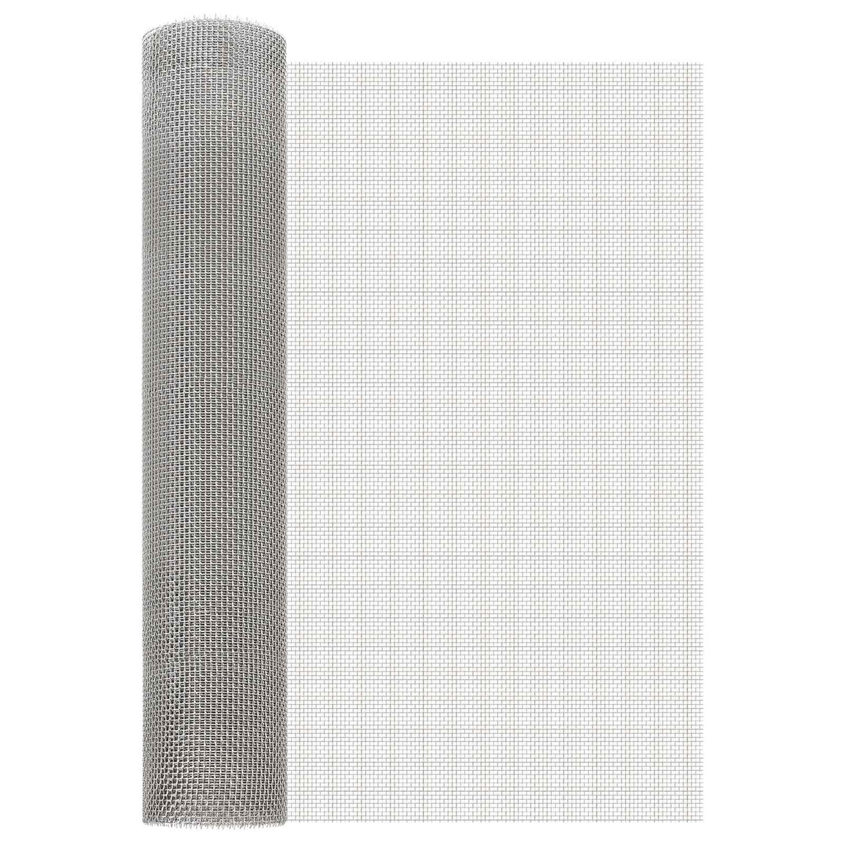Mrežna tkanina 6 Mesh Nehrđajući čelik 201 Srebrna 60 x 1000 cm