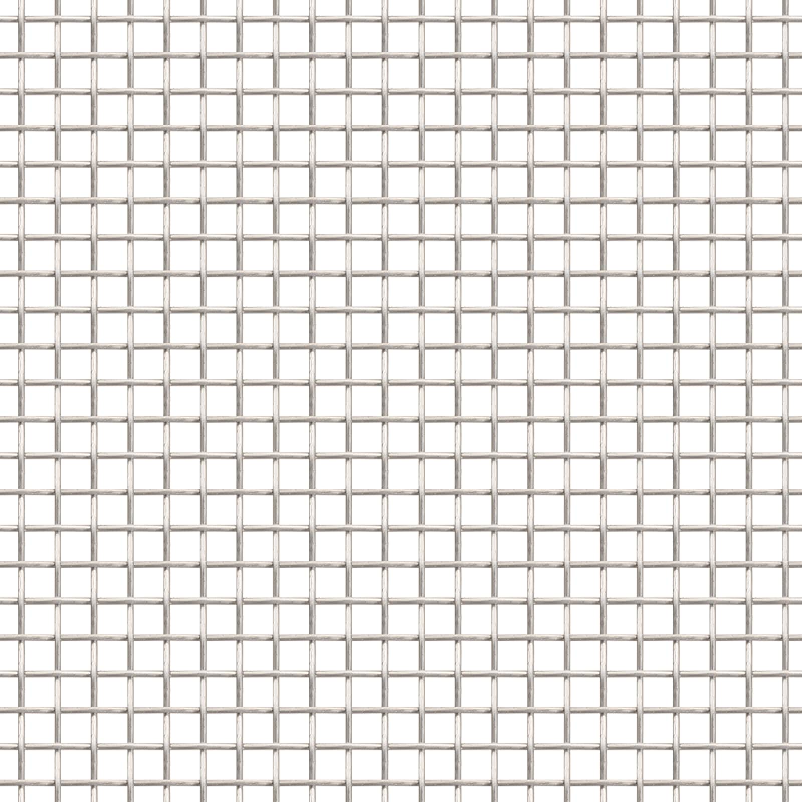 Mrežna tkanina 100 x 500 cm 6 Mesh Nehrđajući čelik 201 Srebrna