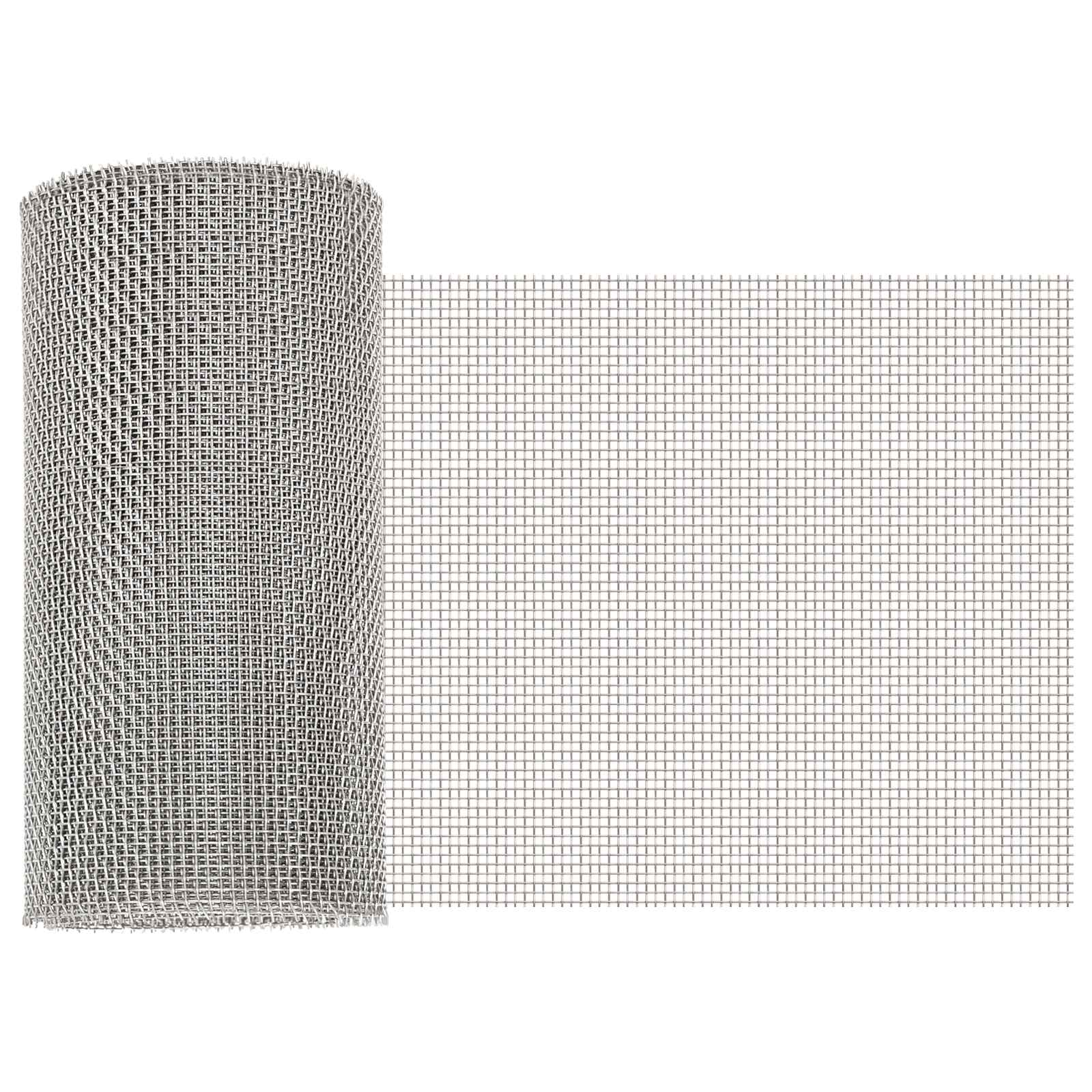 Mrežna tkanina 20 x 200 cm 8 Mesh Nehrđajući čelik 201 Srebrna