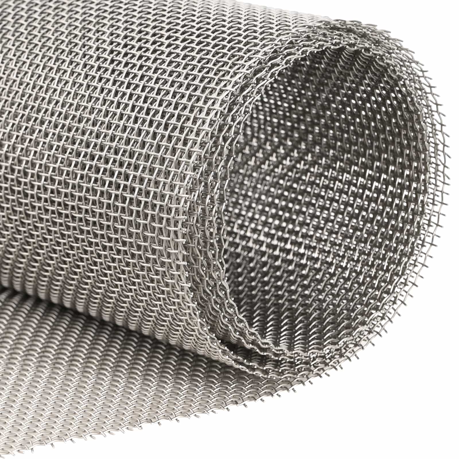 Mrežna tkanina 100 x 500 cm 8 Mesh Nehrđajući čelik 201 Srebrna
