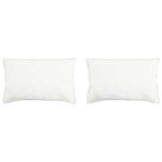 Jastuk 2 pcs Bijela 60 x 80 cm Bambusovo vlakno