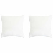 Jastuk 2 pcs 80 x 80 cm Bambusovo vlakno Bijela